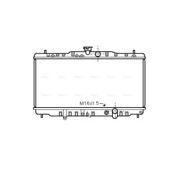 AVA Radiator AVA QUALITY COOLING HD2055 OE Ref 19010PK1662