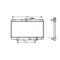 AVA Radiator AVA QUALITY COOLING HD2070 OE Ref 19010-P0F-J010M
