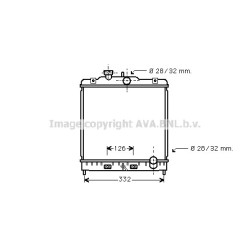 AVA Radiator AVA QUALITY COOLING HD2121 OE Ref 19010P28A01