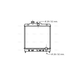 AVA Radiator AVA QUALITY COOLING HD2122 OE Ref 19010P01013