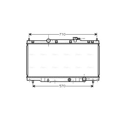 AVA Radiator AVA QUALITY COOLING HD2162 OE Ref 19010PNB003