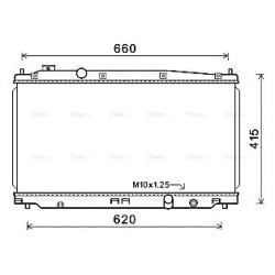 AVA Radiator AVA QUALITY COOLING HD2253 OE Ref 19010RB0E91
