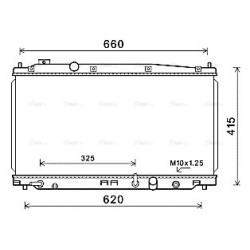 AVA Radiator AVA QUALITY COOLING HD2277 OE Ref 19010RB1901