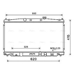 AVA Radiator AVA QUALITY COOLING HD2288 OE Ref 19010RBJ014