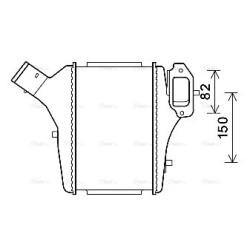 AVA Intercooler AVA QUALITY COOLING HD4286 OE Ref 19710RSXG01
