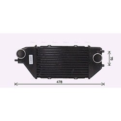 AVA Intercooler AVA QUALITY COOLING HD4319 OE Ref 19710RJLE01