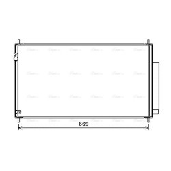 AVA AC Condenser AVA QUALITY COOLING HD5290D OE Ref 80110TV1E01