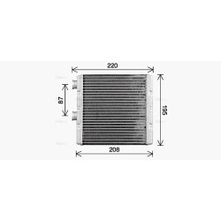 AVA Heater Matrix AVA QUALITY COOLING HD6329 OE Ref 79110-SMJ-G41