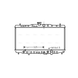 AVA Radiator AVA QUALITY COOLING HDA2056 OE Ref 19010PK1A51