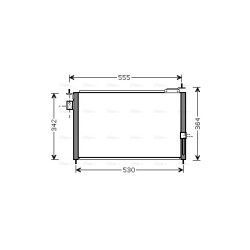 AVA AC Condenser AVA QUALITY COOLING HDA5209 OE Ref 80110-S6F-E01