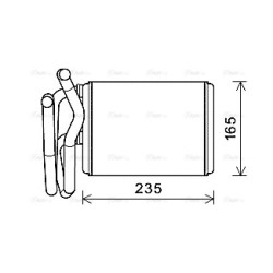 AVA Heater Matrix AVA QUALITY COOLING HDA6304 OE Ref 79110S6DG02