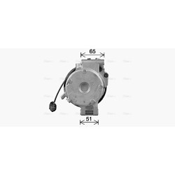 AVA AC Compressor AVA QUALITY COOLING HDAK322 OE Ref 38810RAAA01 AVA QUALITY COOLING