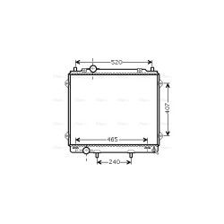 AVA Radiator AVA QUALITY COOLING HY2162 OE Ref 25310H1920