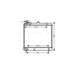 AVA Radiator AVA QUALITY COOLING HY2192 OE Ref 2531005900
