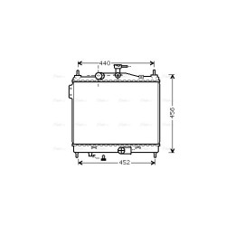 AVA Radiator AVA QUALITY COOLING HY2206 OE Ref S253101C650