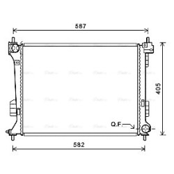 AVA Radiator AVA QUALITY COOLING HY2302 OE Ref 253101J500