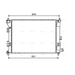 AVA Radiator AVA QUALITY COOLING HY2420 OE Ref 253103X010