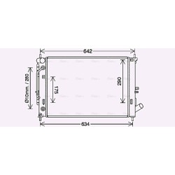 AVA Radiator AVA QUALITY COOLING HY2465 OE Ref 253103X600