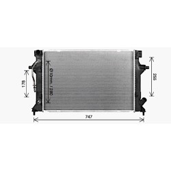AVA Radiator AVA QUALITY COOLING HY2596 OE Ref 25310F2100