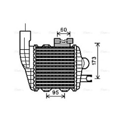 Intercooler AVA QUALITY COOLING HY4226 OE Ref 28271-27251