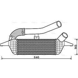 AVA Intercooler AVA QUALITY COOLING HY4228 OE Ref 28190-42702