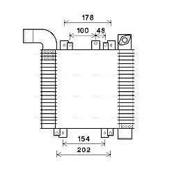AVA Intercooler AVA QUALITY COOLING HY4359 OE Ref 2827127800