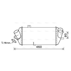 AVA Intercooler AVA QUALITY COOLING HY4389 OE Ref 282712A740
