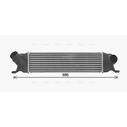 AVA Intercooler AVA QUALITY COOLING HY4489 OE Ref 281904A481