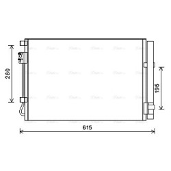 AC Condenser AVA QUALITY COOLING HY5269D OE Ref 976061R000
