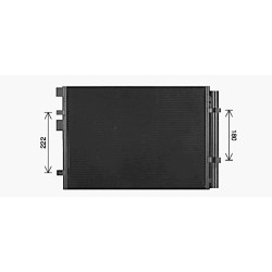 AVA AC Condenser AVA QUALITY COOLING HY5481D OE Ref 976064P700AS