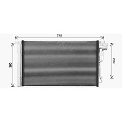 AVA AC Condenser AVA QUALITY COOLING HY5598D OE Ref 97606F2090
