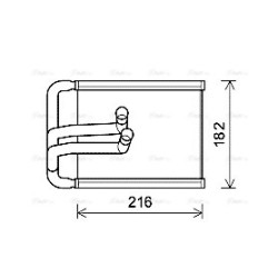 AVA Heater Matrix AVA QUALITY COOLING HY6254 OE Ref 971382E150