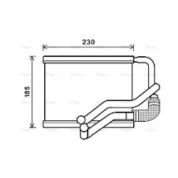 AVA Heater Matrix AVA QUALITY COOLING HY6314 OE Ref 971383Z900