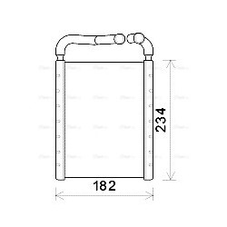 AVA Heater Matrix AVA QUALITY COOLING HY6375 OE Ref 971382B005
