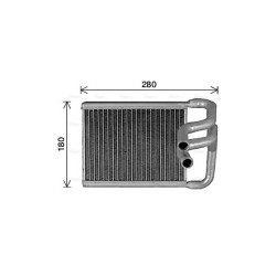 AVA Heater Matrix AVA QUALITY COOLING HY6482 OE Ref 971382H000
