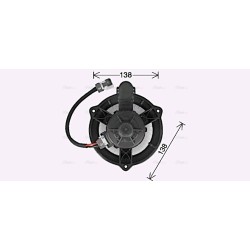 AVA Heater Blower Motor AVA QUALITY COOLING HY8474 OE Ref 971131H000