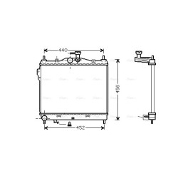 AVA Radiator AVA QUALITY COOLING HYA2101 OE Ref 253101C106