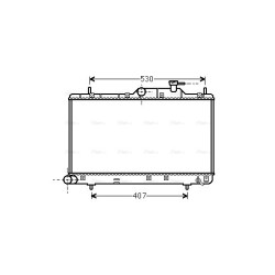 AVA Radiator AVA QUALITY COOLING HYA2307 OE Ref 25310-25101