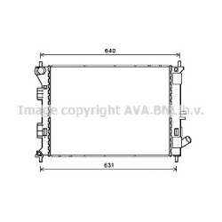 AVA Radiator AVA QUALITY COOLING HYA2335 OE Ref 253103X011