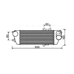 AVA Intercooler AVA QUALITY COOLING HYA4227 OE Ref 28271-2A600