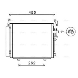 AVA AC Condenser AVA QUALITY COOLING HYA5241D OE Ref 97606-0X200