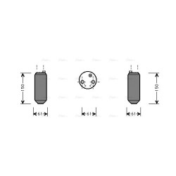 AC Dryer AVA QUALITY COOLING HYD001 OE Ref 9780122001