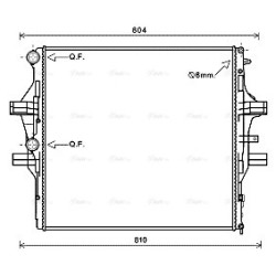 AVA Radiator AVA QUALITY COOLING IV2125 OE Ref 5801255844