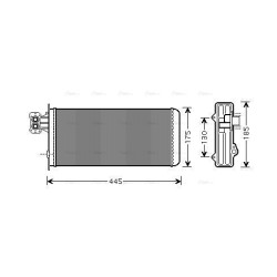 Heater Matrix IVECO 98430072 AVA QUALITY COOLING IV6080 OE Ref 98430072