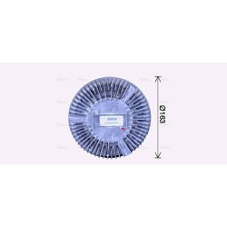 Fan Clutch IVECO 500392864 AVA QUALITY COOLING IVC109 OE Ref 500395009