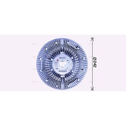 Fan Clutch IVECO 504020036AD AVA QUALITY COOLING IVC143 OE Ref 504115440AD