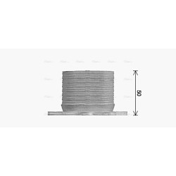 AVA Engine Oil Cooler JEEP,CHRYSLER,DODGE AVA QUALITY COOLING JE3079 OE Ref 68105583AA AVA QUALITY COOLING