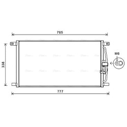AVA AC Condenser AVA QUALITY COOLING JR5052 OE Ref MJA7390AB