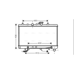 AVA Radiator AVA QUALITY COOLING KA2035 OE Ref 25310FD020
