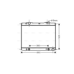 AVA Radiator AVA QUALITY COOLING KA2056 OE Ref 253103E020